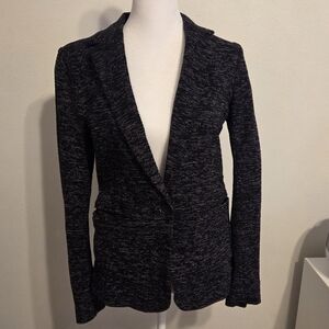 Banana Republic Textured Black Blazer